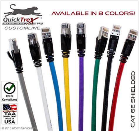 Patch Cables | Cat 6E Shielded Cables | Cat 6 Cable