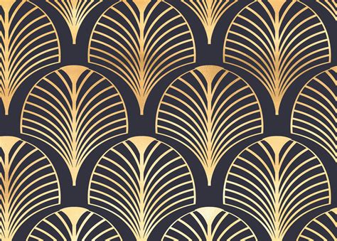 Vintage Inspired Art Deco Wallpaper