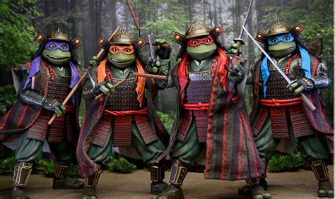 NECA: TMNT 3 Samurai 4-Pack Con Exclusive Revealed