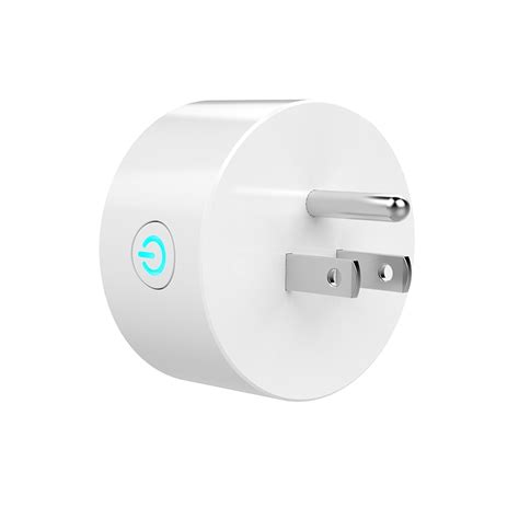 10A Round Shape Alexa WiFi Control Smart Timer Home Power Socket, AC 100-240V, US Plug – Alexnld.com