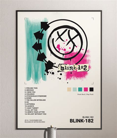 Blink-182 - Self Titled Album Cover Poster | Architeg Prints