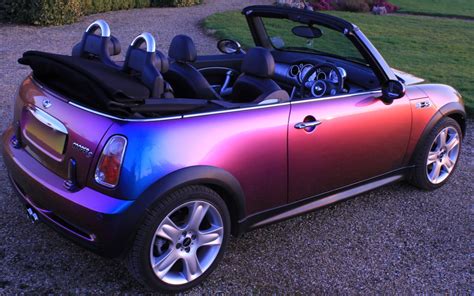 Rainbow color Mini Cooper (official name of the... - Haracas