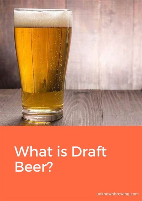 What is Draft Beer? (Compare with Other Beers)