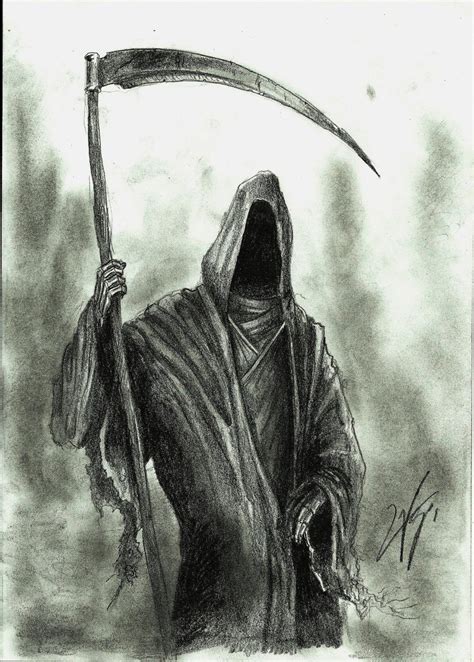 Grim Reaper Drawing Amazing - Drawing Skill