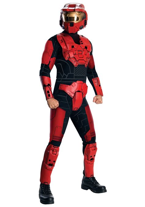 Deluxe Halo Red Spartan Costume