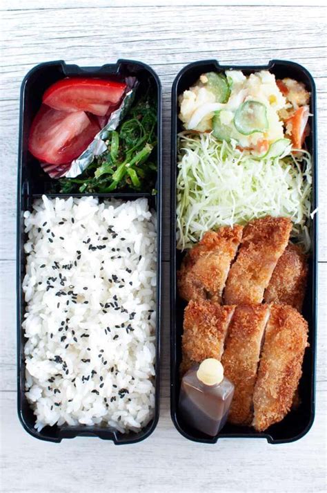 Bento Box - Tonkatsu Bento - RecipeTin Japan