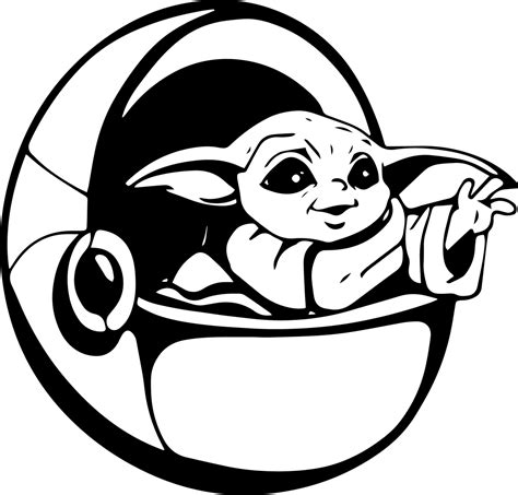 Baby yoda drawing in pod information | babyyodaabout