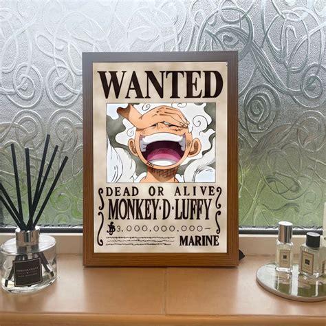 Wanted Poster Luffy Poster Luffy Gear 5dead or Alive - Etsy Ireland