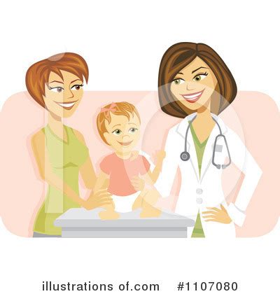 Pediatrician Clipart #1107080 - Illustration by Amanda Kate