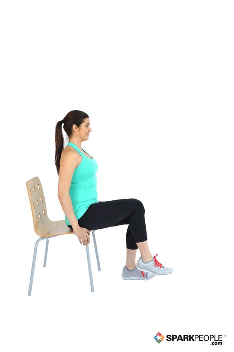 Seated Leg Extensions Exercise Demonstration | SparkPeople