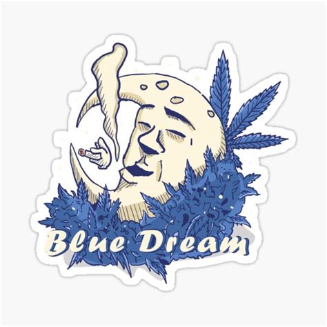 "Blue Dream Weed Strain" Sticker for Sale by stonernation | Redbubble