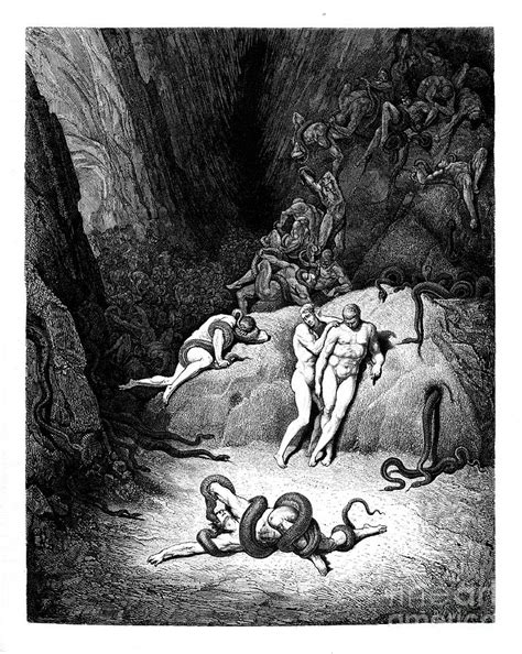 Dante Inferno by Dore t42 Photograph by Historic illustrations - Fine Art America