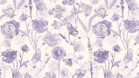 Flower computer wallpaper, floral purple | Premium Photo Illustration ...