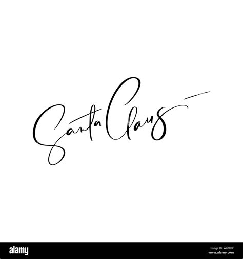 Santa claus signature hi-res stock photography and images - Alamy