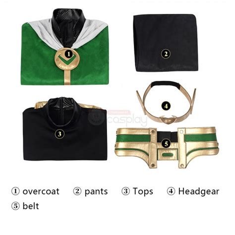 Kids Loki Costume 2021 Loki Laufeyson Cosplay Suit - Champion Cosplay