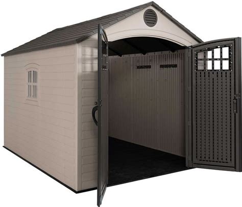 Lifetime 8x10 Storage Shed Kit w/ Floor & Skylights - Leather Store World