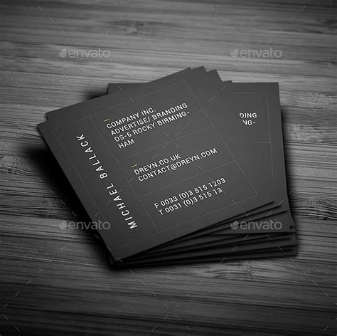 9+ Square Business Card Templates - AI,Apple Pages,Ms Word | Design Trends - Premium PSD, Vector ...