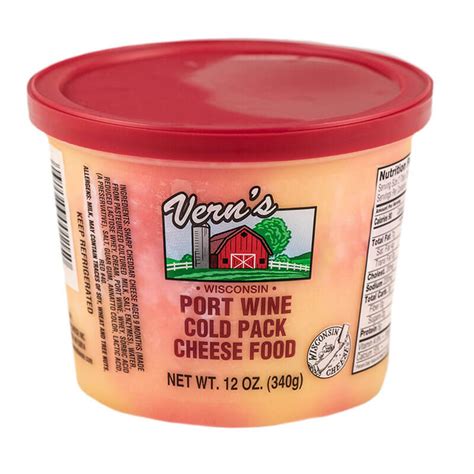 Buy Wisconsin Port Wine Cheese Spread Online | Vern's Cheese