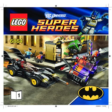 LEGO Batmobile and the Two-Face Chase Set 6864 Instructions | Brick Owl ...