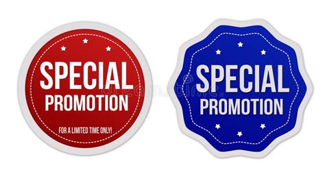 Special Promotion Stickers Set Stock Vector - Illustration of cheap ...