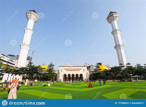 Masjid Raya or Grand Mosque in Bandung, Indonesia Editorial Photo ...