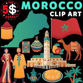 Morocco Clipart - 17 Items by The Store Books | TPT