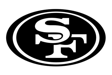 49ers Logo Outline