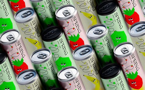 Packaging design SPRING DRINK :: Behance