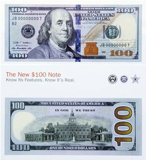 New 100 dollar bill gets high-tech government redesign | MLive.com