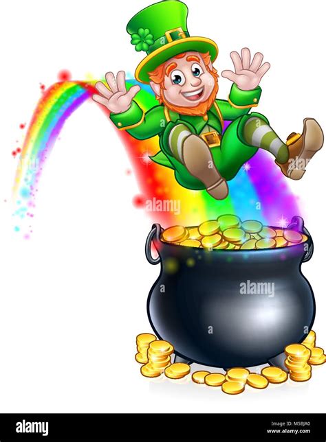 Leprechaun And Pot Of Gold