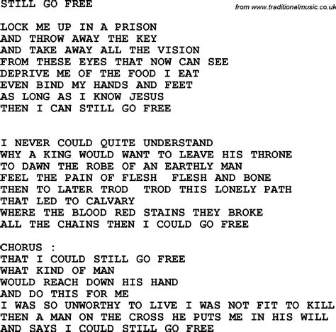 Free Printable Gospel Music Lyrics - Free Printable