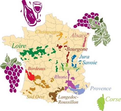 Wine Map Of France - Zip Code Map