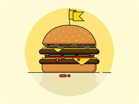 burger animated by Nicholas Canticus on Dribbble