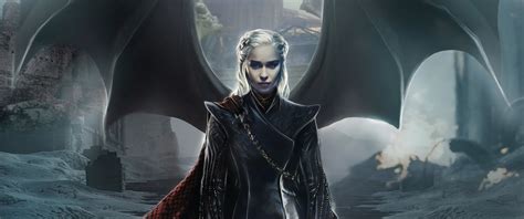 Daenerys Targaryen Wallpaper 4K, Emilia Clarke, Game of Thrones