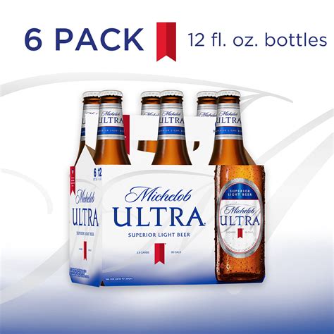 Michelob Ultra Superior Light Beer - 6pk/12 fl oz Bottles – BrickSeek