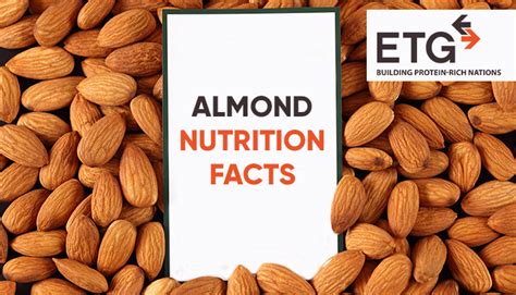 Almond Nutrition Facts - ETG