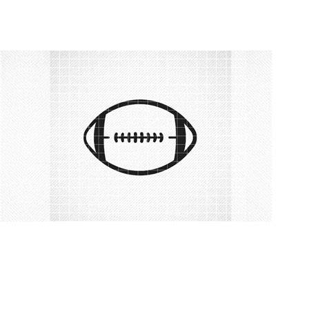 Football SVG, Football Silhouette, Football PNG, Football Cu - Inspire ...