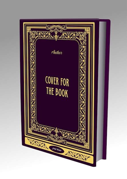 Premium Vector | Old book cover design elements