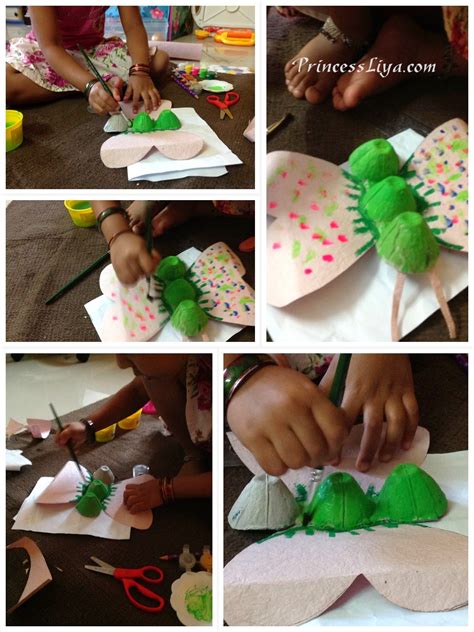 Life with Liya and Zain: Egg carton recycling craft ideas!