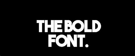 The Bold Font - FontM