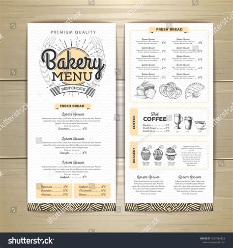 Bakery Menu Template | Template-two.vercel.app