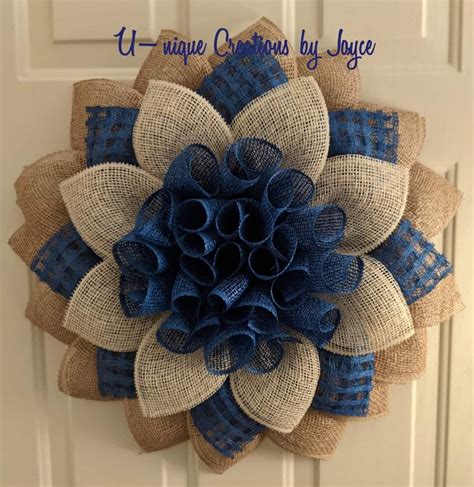 How to make a flower wreath with julie’s wreath boutique in 2022 burlap wreath tutorial burlap ...