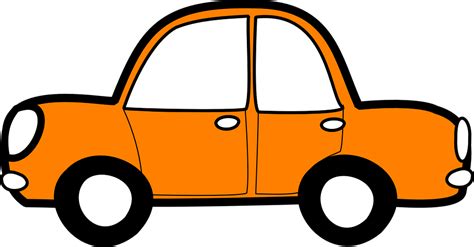 Download Car, Orange, Vehicle. Royalty-Free Vector Graphic - Pixabay