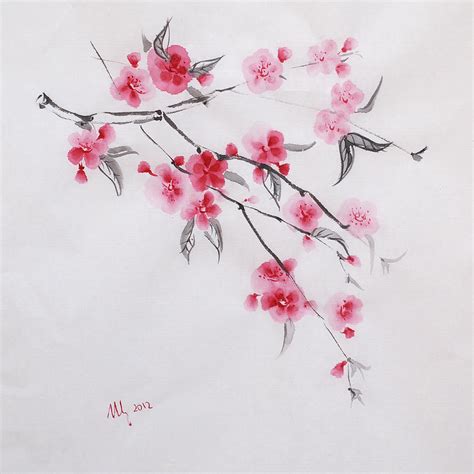 Sakura Drawing by Natalia Stangrit | Fine Art America