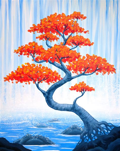 Bonsai Tree Painting at PaintingValley.com | Explore collection of Bonsai Tree Painting