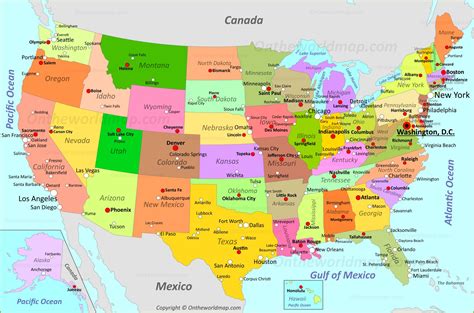 USA Map | Maps of the United States of America