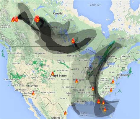 Alberta Forestry Fire Map - Detailed Map