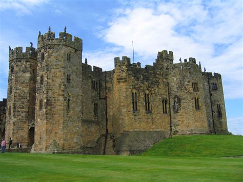 Alnwick Castle, Scotland...aka the castle from all the harry potter ...