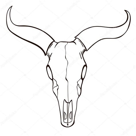 Cow Skull Coloring Pages