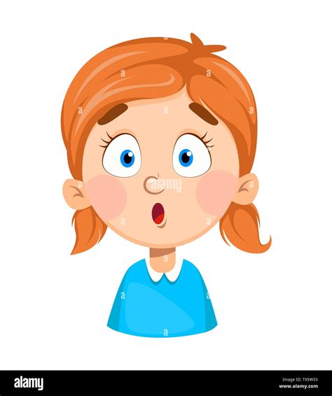 Shocked Girl Clipart